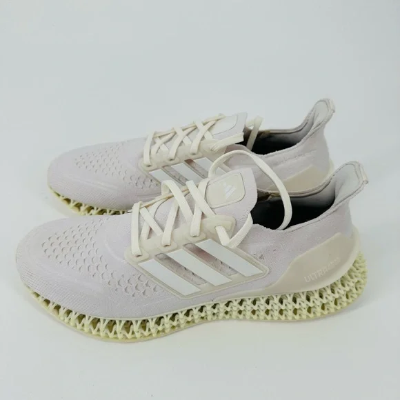 adidas gazelle silver green womens Adidas Unisex Ultra 4DFWD Cloud White / Core Black / Solar Yellow Running  Shoes